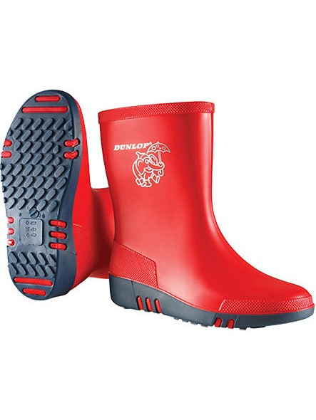 Μπότες παιδικές (γαλότσα) DUNLOP Mini Red 100% αδιάβροχες Νο.26-30 (038 )