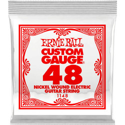Ernie Ball 1148 Χορδή Ηλεκτρικής / Ακουστικής Κιθάρας Nickel Plated Steel 48"