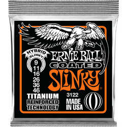 Ernie Ball 3122 RPS Σετ 6 Χορδές Ηλεκτρικής Κιθάρας Titanium 9-46" Mixed Tension