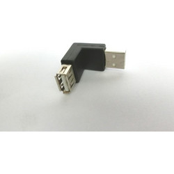 USB Adapter M/F 90 degree Aculine AD-038 AD038