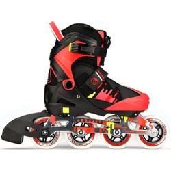 Micro S5 Inline Rollers Παιδικά Μαύρα Κόκκινα