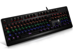 NOD Iron Strike Μηχανικό Gaming Πληκτρολόγιο με Xinda Blue Διακόπτες RGB Black