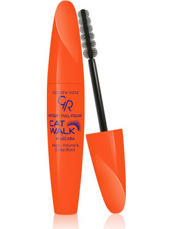 Golden Rose Instant Full Volume Cat Walk Black Mascara για Όγκο 9ml