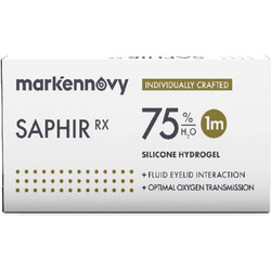 Mark'ennovy Saphir RX Spheric Μηνιαίοι Φακοί Επαφής Αστιγματικοί Σιλικόνης Υδρογέλης 3τμχ