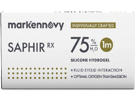 Mark'ennovy Saphir RX Spheric Μηνιαίοι Φακοί Επαφής Αστιγματικοί Σιλικόνης Υδρογέλης 3τμχ