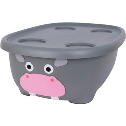Prince Lionheart 2 in 1 Tubimal Harper The Hippo Μπανάκι Μωρού Γκρι