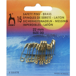 Παραμάνες Χρυσές Size 00 22mm 15 τεμάχια