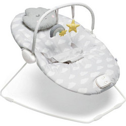 Mamas & Papas Capella Clouds Ηλεκτρικό Relax Μωρού Κούνια με Μουσική & Δόνηση έως 9kg Λευκό