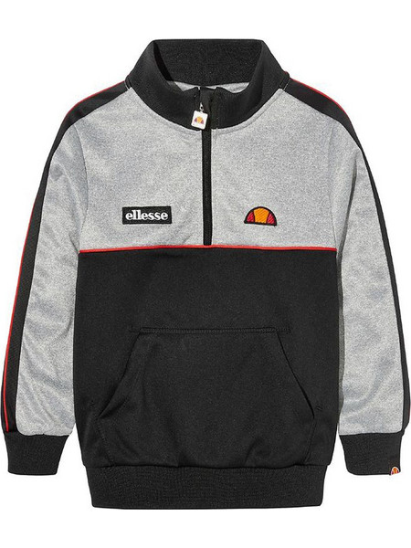 Ellesse Trebya Παιδική Ζακέτα Φούτερ με Φερμουάρ Γκρι S3G09717