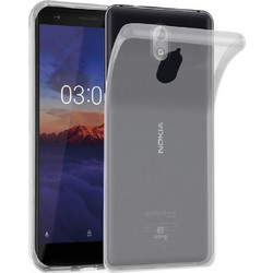 Crong Slim Διάφανη Θήκη Σιλικόνης Nokia 3.1 - 0.8mm - Clear (CRG-CRSLIM-N31-TRS)