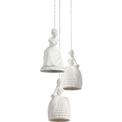 Home Lighting Handan Latife Κρεμαστό Φωτιστικό Οροφής Πολύφωτο G9 Λευκό 77-3677