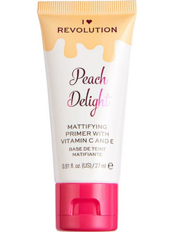 Makeup Revolution I Heart Peach Delight Mattifying Primer Προσώπου Cream 27ml