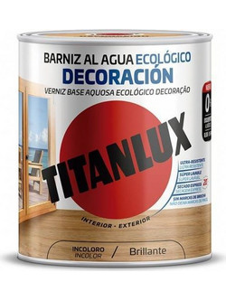 Titan Barniz al Agua Ecologico Decoracion Βερνίκι Gloss 0.75lt