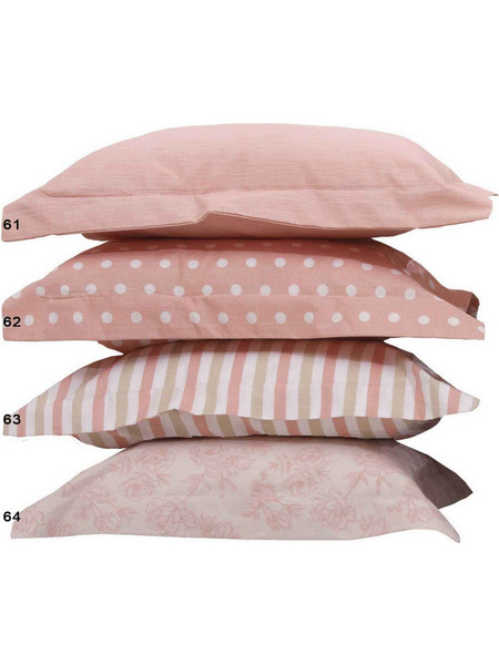Anna Riska Mix & Match 61 Βρεφικό Σεντόνι Κούνιας Βαμβακερό 120x165 Pink