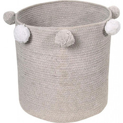 Καλάθι Αποθήκευσης Bubbly LOR-BSK-BUBBLY-GREY Γκρι 30X30X30Cm Lorena Canals Βαμβάκι