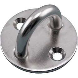 Μάπα με στρόγγυλη πλάκα ανοξείδωτη M8353 INOX A4 - 40mm