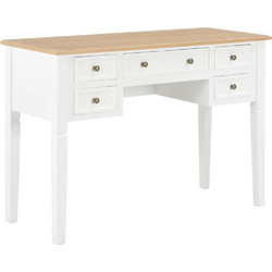 VidaXL Γραφείο Ξύλινο 109.5x45x77.5cm 280069