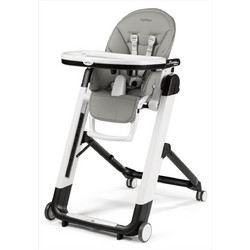 Peg Perego Siesta Follow Me Αναδιπλούμενο Καρεκλάκι Φαγητού με Ροδάκια Ice