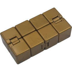 Anti Stress Fidget Infinite Cube - Αντιστρες Ατέρμονας Κύβος - Χρυσό