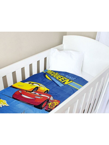 Γαρύφαλλο McQueen Κουβέρτα Κούνιας Fleece Blue 100x140cm