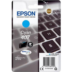 Epson 407 Cyan Μελάνι Εκτυπωτή Inkjet