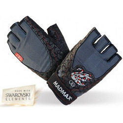 MadMax Gloves OG Black Swan with Swarovski