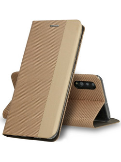 Venus Θήκη Βιβλίο Smart Senso Για Samsung Galaxy A21s Χρυσό