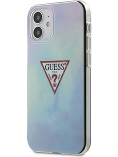 Guess Tie & Die Collection Back Cover Blue (iPhone 12 mini)
