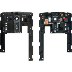 LG D855 G3 BLACK CAMERA COVER + LENS + REAR BUTTON ORIGINAL SERVICE PACK