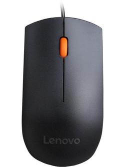 Lenovo 300 Ενσύρματο Ποντίκι Black
