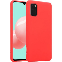 Crong Color Θήκη Premium Σιλικόνης Samsung Galaxy A41 - Red (CRG-COLR-SGA41-RED)