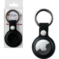 Volte-Tel Leather AirTag Black