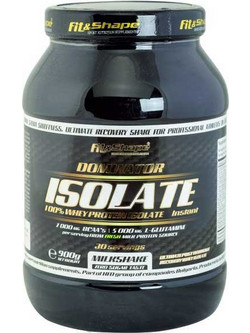 Fit & Shape Dominator Isolate Milkshake Πρωτεΐνη Ορού Γάλακτος Γράμμωσης 900gr