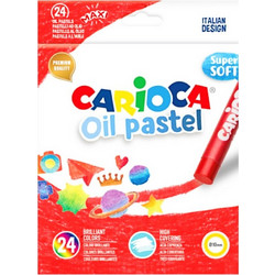 Carioca Λαδοπαστέλ Super Soft Oil Pastels 24 Χρωμάτων 43278