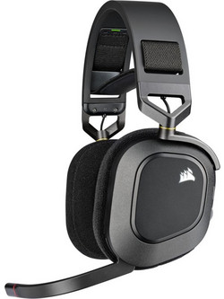 Corsair HS80 Carbon Ασύρματο Gaming Headset Over Ear Black
