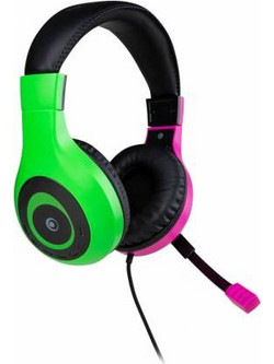 Nacon V.1 Gaming Headset On Ear Green Pink