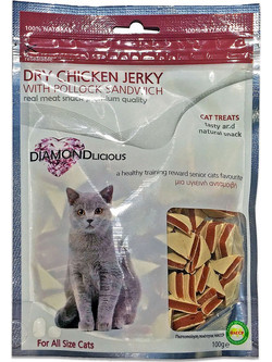 Pet Camelot Dry Chicken Jerky Sandwich 100gr