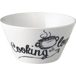Μπωλ Δημητριακών 14cm Soul white Cooking 640ml Dutch Rose 179482
