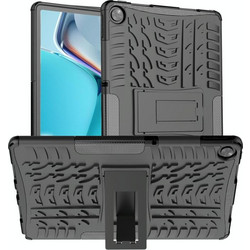 Για το OPPO Realme Pad 10.4 Tire Texture TPU + PC Tablet Θήκη (Μαύρο) (OEM)