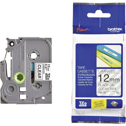 Brother TZe-131 Labelling Tape - Black on Clear, 12mm wide - (TZE131)