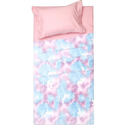 Viopros Αμέλια Κουβέρτα Κούνιας Fleece 110x150 Ροζ Γαλάζια