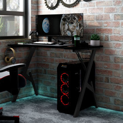 vidaXL Gaming Γραφείο Ξύλινο 110x60x75cm 325404