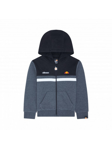 Ellesse Παιδική Ζακέτα Φούτερ με Κουκούλα και Φερμουάρ Ανθρακί S3K12114-106