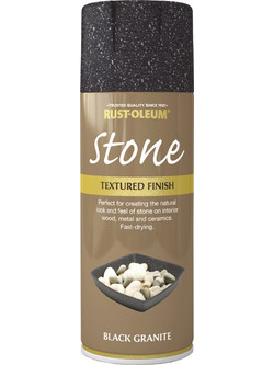 Rust-Oleum Stone Σπρέι Βαφής Black Granite 400ml
