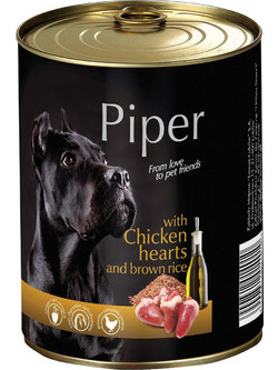 Dolina Noteci Piper Adult Chicken Hearts & Brown Rice 400gr