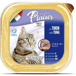 Plaisir Adult Pate Sterilised Tuna 100gr