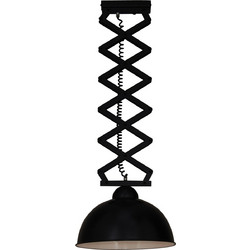 Home Lighting Esperos Expanding Κρεμαστό Φωτιστικό Οροφής Μονόφωτο E27 Μαύρο 77-2978
