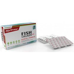 Fit & Shape Fish Collagen Plus με Υαλουρονικό Οξύ & Βιταμίνη C 60 Κάψουλες