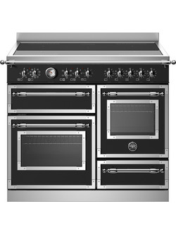 Bertazzoni HER105I3ENET Κουζίνα Ηλεκτρική 121lt με Εστίες Αερίου 99.5cm