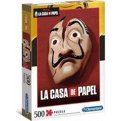 Puzzle Clementoni La Casa De Papel Mask 500 Κομμάτια